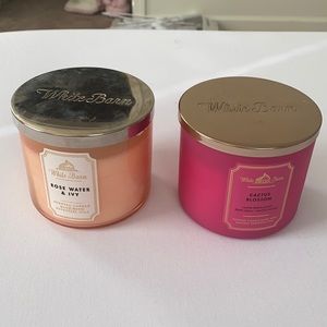 Rose Water& Ivy Candle and Cactus Blossom from Bath and Body Works